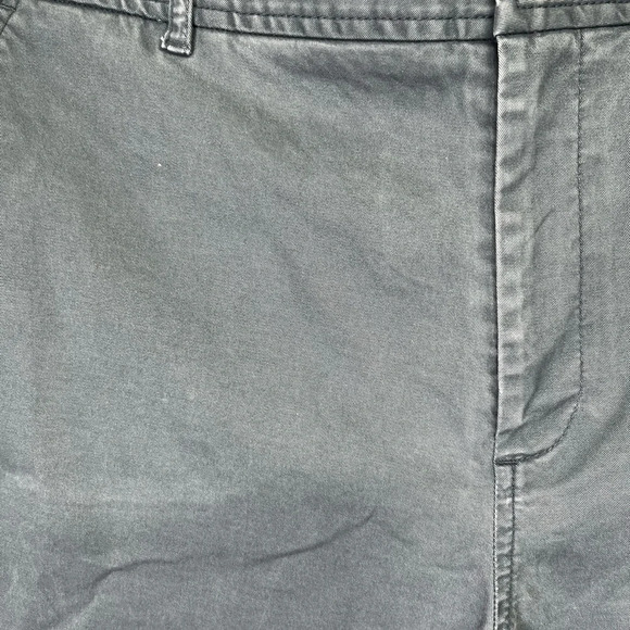 LL Bean Favorite Fit Gray Cropped Pants Womens 14R stretch Casual cute 1326 - Picture 2 of 10